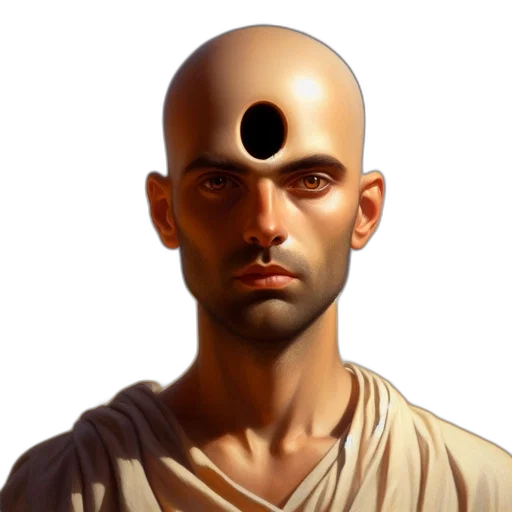 mask, face, staff, weapon, concept art, photorealistic, fantasy art, 3d render transparent PNG cut-out