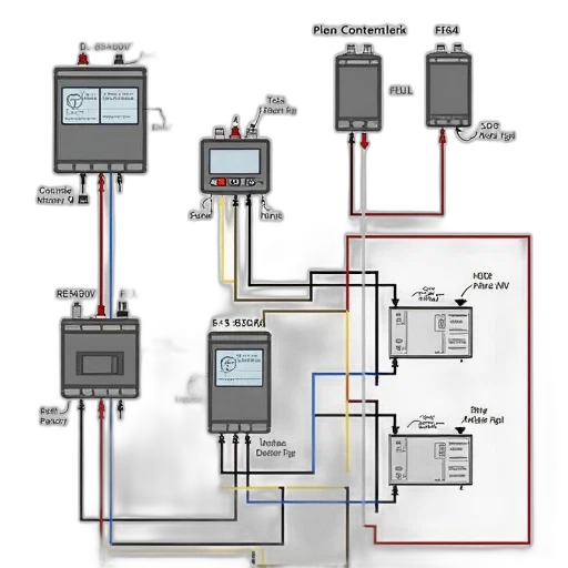 sample, battery, controller, wiring transparent PNG cut-out