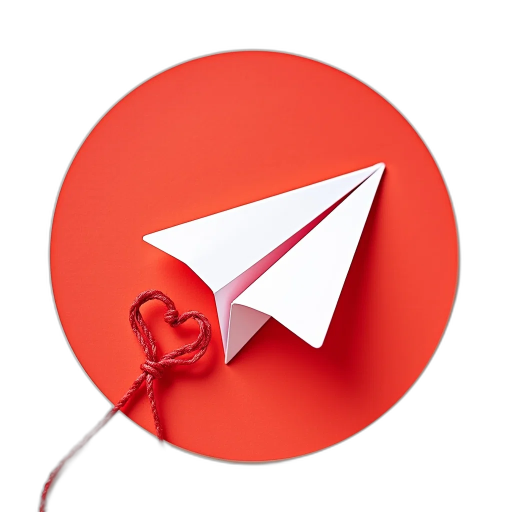staff, umbrella, 3d render, concept art, red, circular, sticker, white transparent PNG cut-out