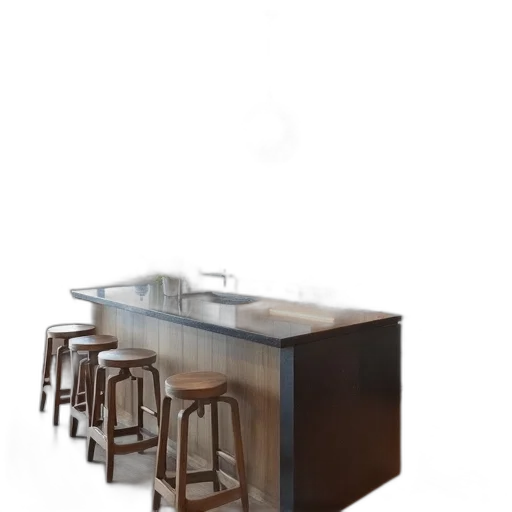 furniture, 3d render, photorealistic, concept art transparent PNG cut-out