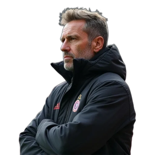 jacket, staff, hair, coach transparent PNG cut-out