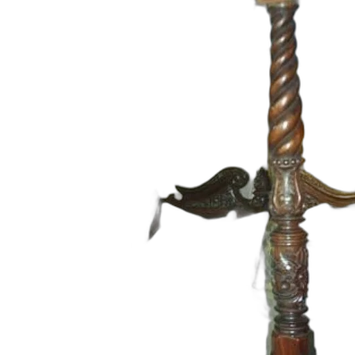 staff, sword, weapon, dragon, 3d render, concept art, photorealistic, fantasy art transparent PNG cut-out