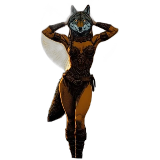 animal, creature, mask, robot, concept art, fantasy art, 3d render, comic book art transparent PNG cut-out