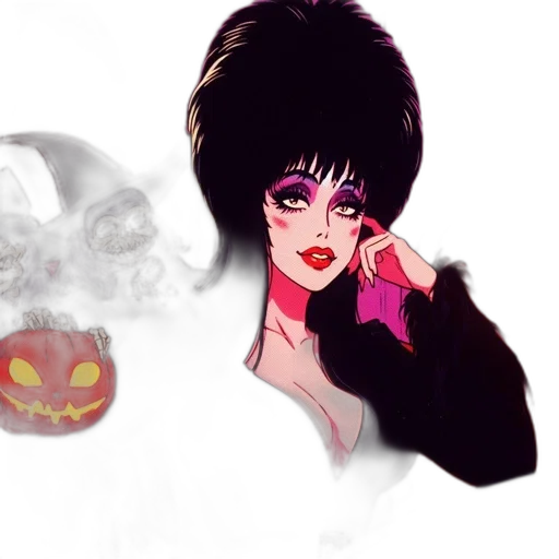 mask, concept art, fantasy art, vaporwave, cartoon, neon lights, fire, neon transparent PNG cut-out