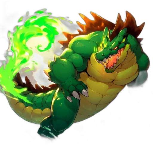 dragon, staff, creature, concept art, fantasy art, pixel art, 3d render, fire transparent PNG cut-out