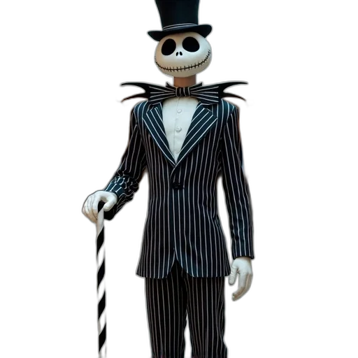 staff, hat, mask, 3d render, cartoon, concept art, comic book art, monochrome transparent PNG cut-out