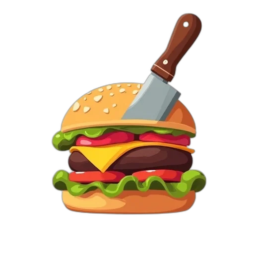 food, weapon, staff, sword, 3d render, pixel art, photorealistic, concept art transparent PNG cut-out