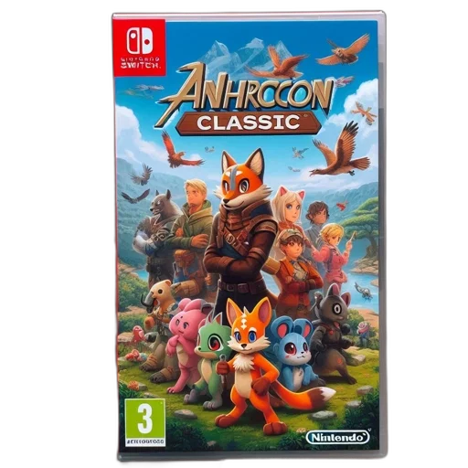animal, concept art, crossing, classic, game, box, nintendo, switch transparent PNG cut-out