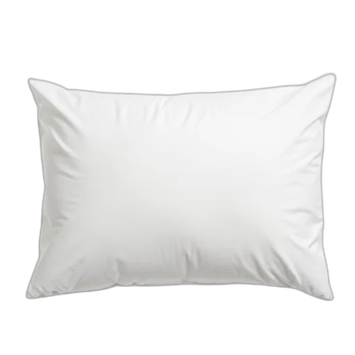 furniture, photorealistic, 3d render, white, pillow, smooth, surface, slight transparent PNG cut-out