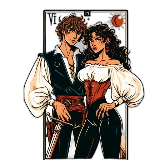 jacket, comic book art, pixel art, fantasy art, concept art, two, animated, characters transparent PNG cut-out