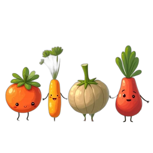 food, crown, concept art, 3d render transparent PNG cut-out