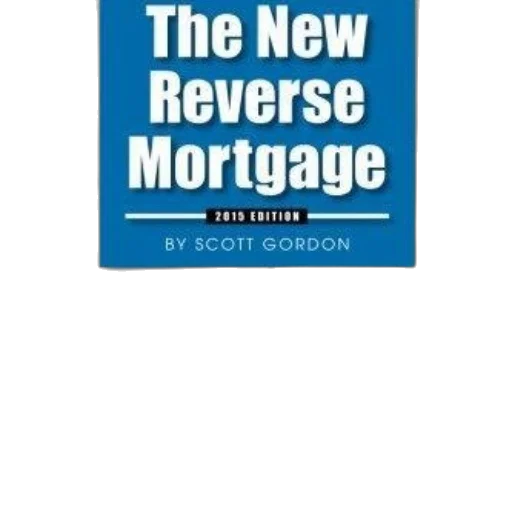 new, reverse, mortgage, book, cover, features, blue, square transparent PNG cut-out