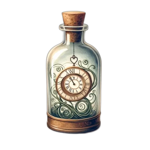 bottle, jewelry, dress, weapon, photorealistic, concept art, watercolor, 3d render transparent PNG cut-out
