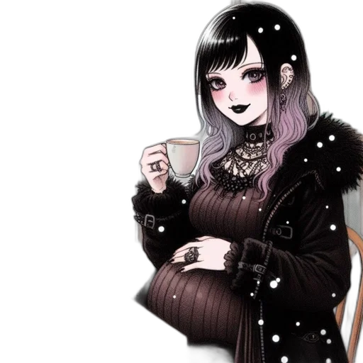 staff, dress, jewelry, concept art, pixel art, fantasy art, anime, snow transparent PNG cut-out