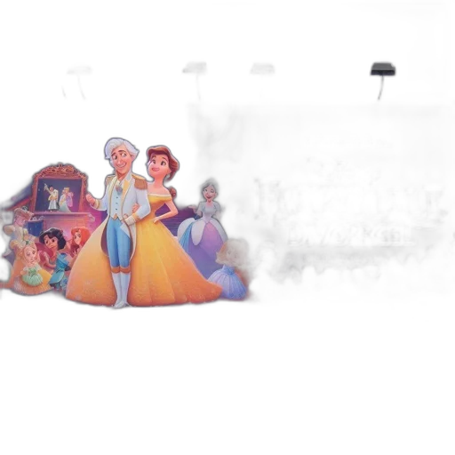 crown, dress, concept art, watercolor, 3d render, pixel art, snow, fog transparent PNG cut-out