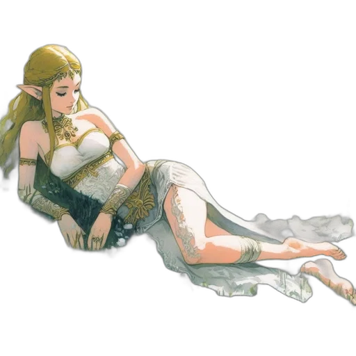 dress, concept art, watercolor, fantasy art, pixel art, underwater, outer space, snow transparent PNG cut-out