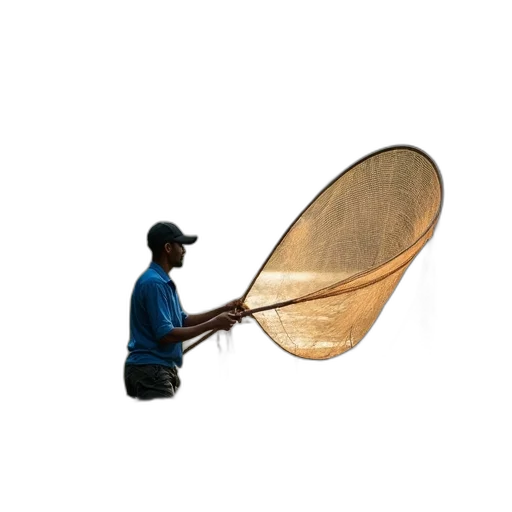 umbrella, staff, hat, weapon, 3d render, photorealistic, oil painting, concept art transparent PNG cut-out