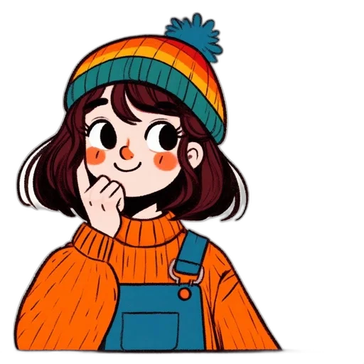 hat, jacket, face, staff, cartoon, pixel art, watercolor, concept art transparent PNG cut-out