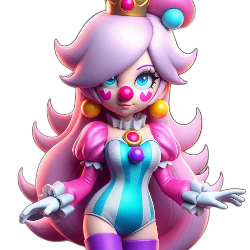 crown, staff, dress, robot, concept art, 3d render, pixel art, vaporwave transparent PNG cut-out