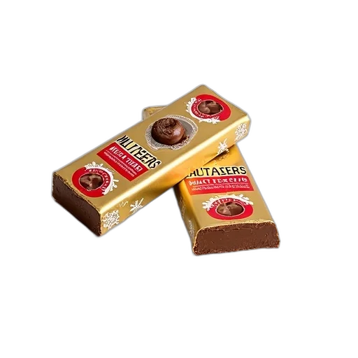 food, two, identical, chocolate, bars, red, white, label transparent PNG cut-out