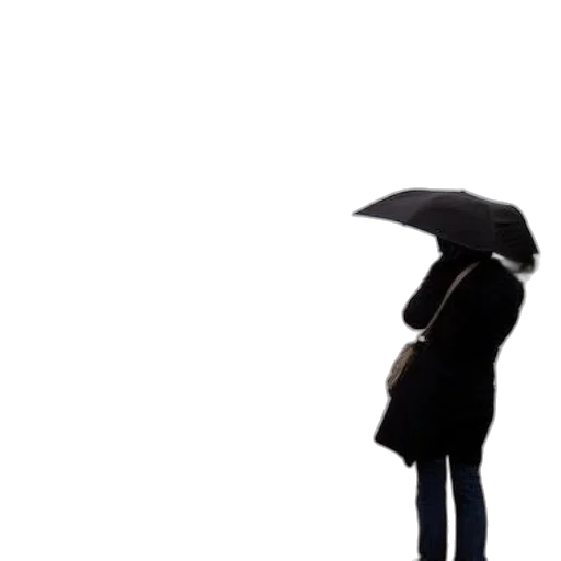 umbrella, jacket, hat, staff, concept art, 3d render, photorealistic, rain transparent PNG cut-out