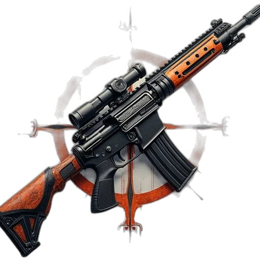 weapon, concept art, 3d render, pixel art transparent PNG cut-out