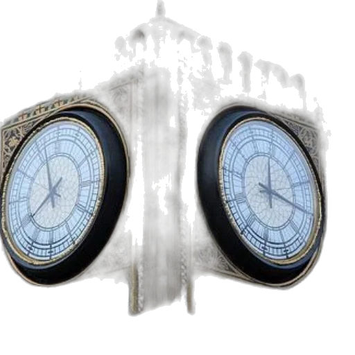 jewelry, concept art, 3d render, close-up, view, ornate, clock, tower transparent PNG cut-out