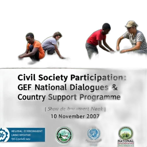 flyer, conference, titled, civil, society, participation, gef, national transparent PNG cut-out