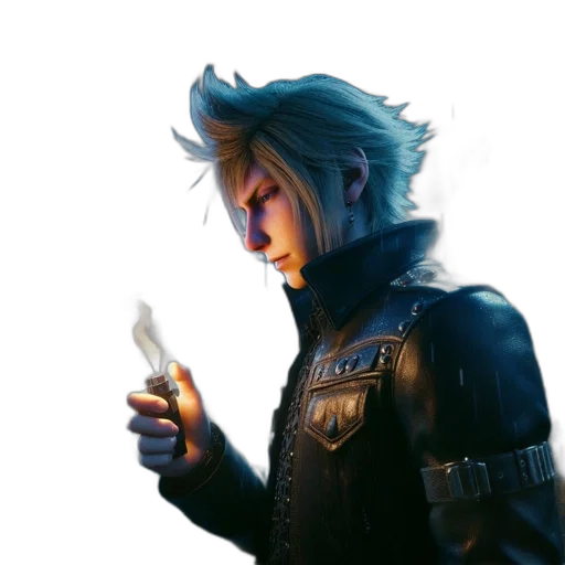 jacket, sword, dragon, weapon, concept art, 3d render, fantasy art, cyberpunk transparent PNG cut-out