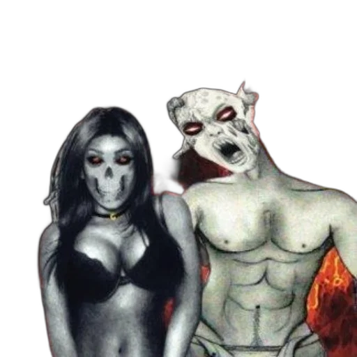 mask, concept art, comic book art, fantasy art, watercolor, fire, underwater, promotional transparent PNG cut-out