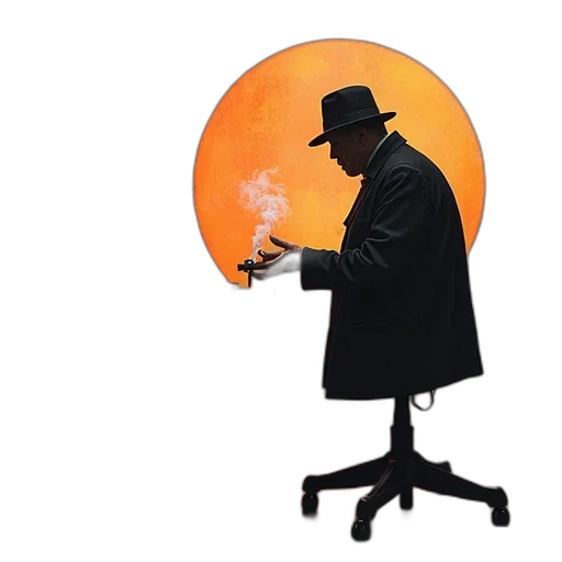 umbrella, hat, jacket, staff, concept art, fire, martin, davidson transparent PNG cut-out