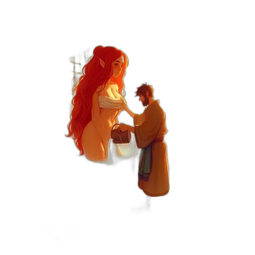 jewelry, crown, 3d render, concept art, fire, underwater, forest, sunset transparent PNG cut-out