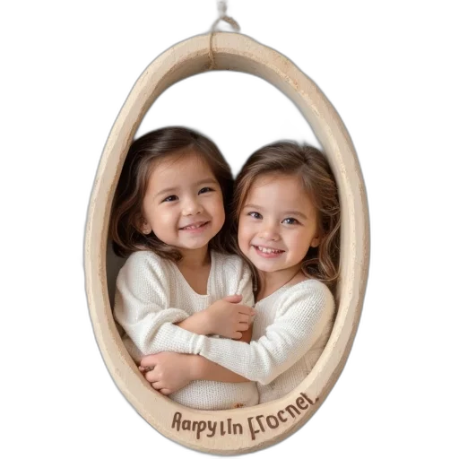 jewelry, photorealistic, photo, message, family, name, ceramic, oval transparent PNG cut-out