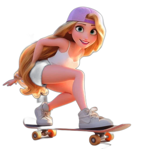 hat, dress, 3d render, concept art, cartoon, photorealistic, pastel, animated transparent PNG cut-out