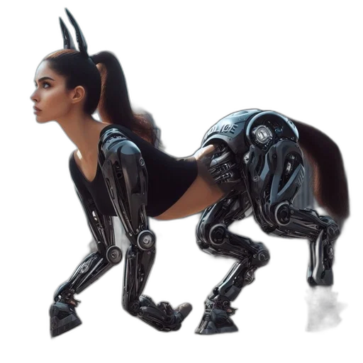 robot, animal, creature, dragon, concept art, fantasy art, 3d render, cyberpunk transparent PNG cut-out