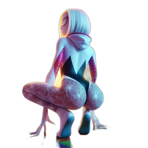 robot, dress, creature, jacket, concept art, 3d render, fantasy art, pixel art transparent PNG cut-out