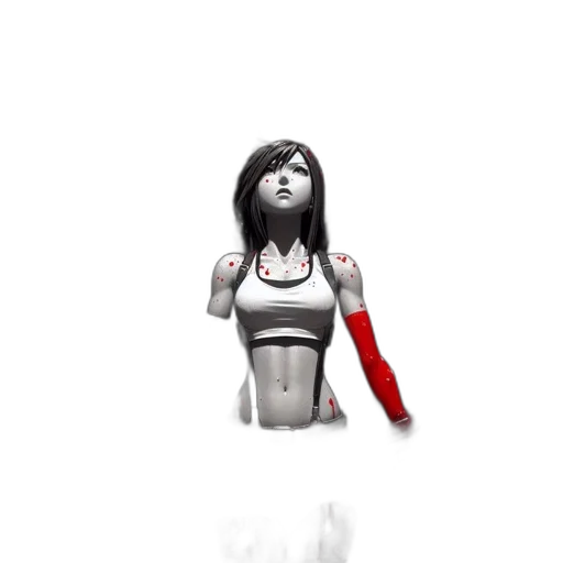 staff, robot, sword, weapon, concept art, comic book art, 3d render, pixel art transparent PNG cut-out