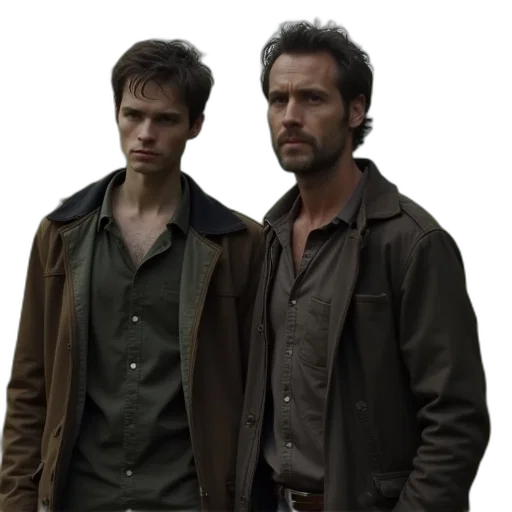 jacket, walking, dead, andrew transparent PNG cut-out
