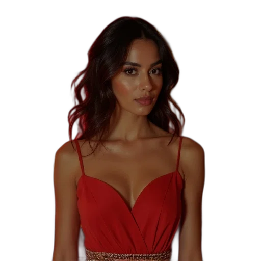 dress, jewelry, crown, staff transparent PNG cut-out