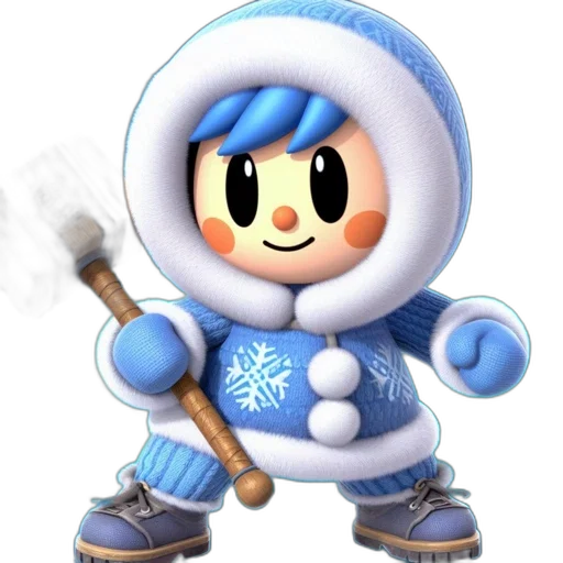robot, staff, weapon, jacket, concept art, pixel art, 3d render, fantasy art transparent PNG cut-out