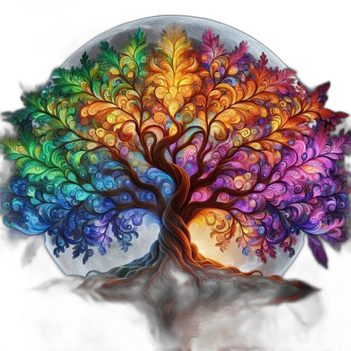 tree, crown, flower, jewelry, fantasy art, watercolor, photorealistic, concept art transparent PNG cut-out