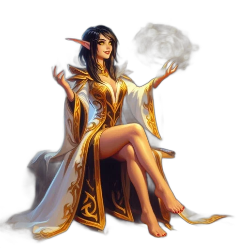 dress, staff, jewelry, fantasy art, concept art, pixel art, photorealistic, fire transparent PNG cut-out