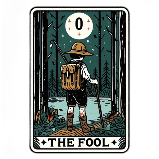 hat, jacket, robot, concept art, underwater, forest, illustrated, tarot transparent PNG cut-out