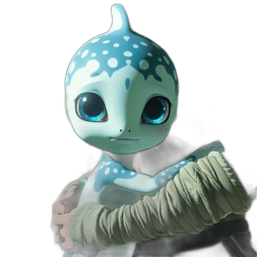 robot, staff, mask, creature, concept art, 3d render, fantasy art, photorealistic transparent PNG cut-out