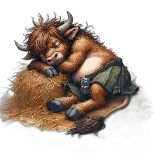 animal, fantasy art, concept art, watercolor, photorealistic, hand-drawn, illustration, mythical transparent PNG cut-out
