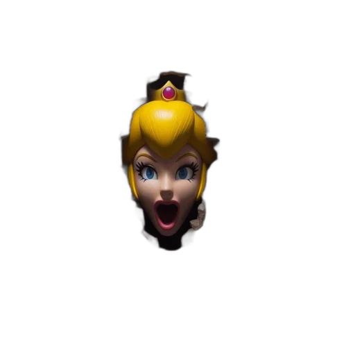 crown, face, animal, 3d render, pixel art, concept art, unusual, sight transparent PNG cut-out