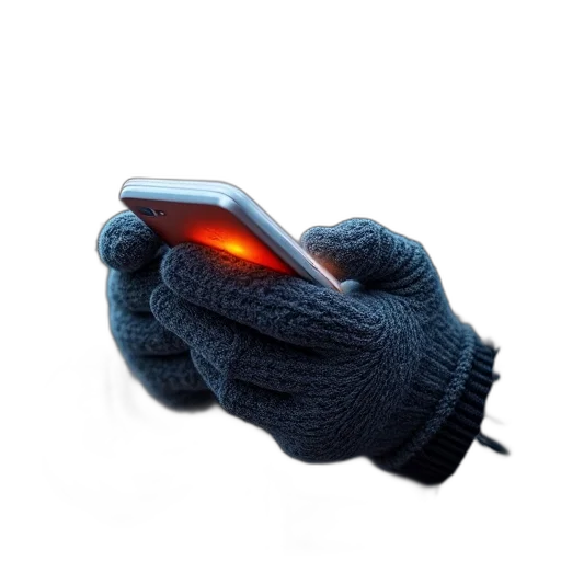weapon, jacket, staff, hat, cyberpunk, 3d render, thermal, touchscreen transparent PNG cut-out