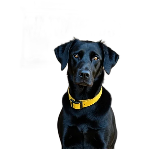 staff, animal, jewelry, face, photorealistic, 3d render, black, dog transparent PNG cut-out