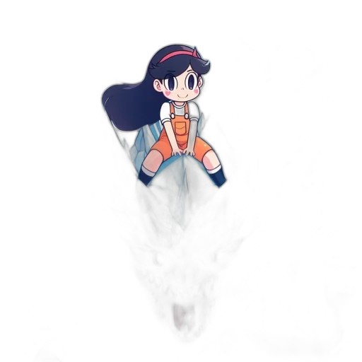 staff, dress, weapon, robot, pixel art, concept art, anime, watercolor transparent PNG cut-out