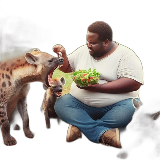 food, animal, creature, concept art, photorealistic, fantasy art, 3d render, man transparent PNG cut-out